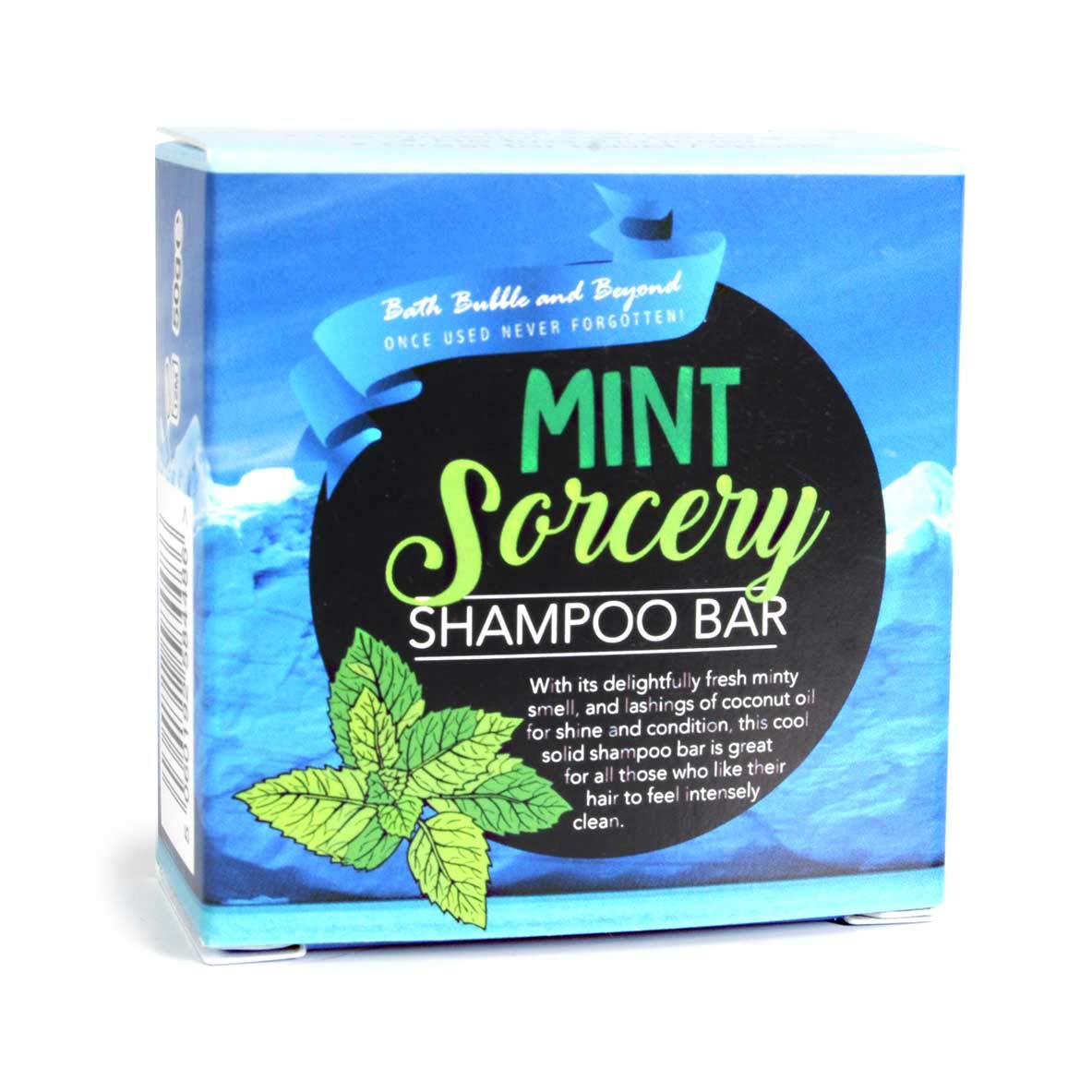 Mint Sorcery - White Peppermint Fresh Intense Clean Hair Shampoo Bar Gift Boxed 50g
