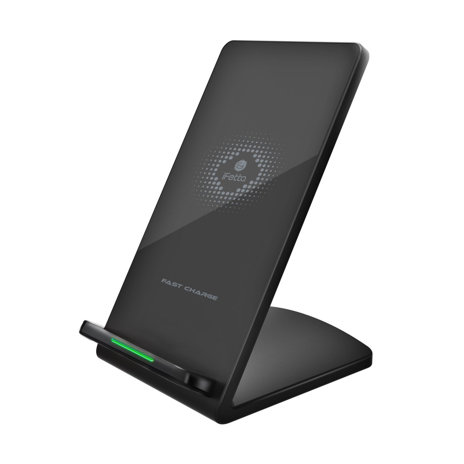 Ifecco iPhone X Wireless Charger, 10 W Fast Wireless Charging Stand for Galaxy Note 8/5 S8/S8 Plus S7/S7 Edge S6 Edge Plus, Standard Charge for iPhone X iPhone 8/8 Plus (Adapter not Include)