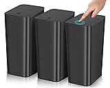 SHPMXUPW 3 Pack Bathroom Small Trash Can with