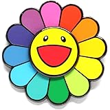 Amazon Com Babolye Takashi Murakami Happy Flower Welcome Doormat Indoor Outdoor Entrance Rug Floor Mats Shoe Scraper 15 8 X23 6 Garden Outdoor