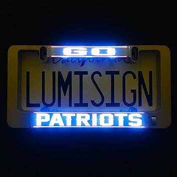 light up number plate