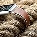 Valkit for Apple Watch Band - iWatch Bands 42mm Genuine Leather Strap iPhone Smart Watch Band Bracelet Replacement Wristband with Stainless Steel Adapter Clasp for Apple Watch 2 1, Single Tour - Brown