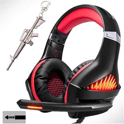 Amazon ゲーミングヘッドセット Ps4ヘッドホン Pcヘッドフォン Led マイク付き 高音質 軽量 騒音隔離 ノイズキャンセリング 伸縮 通話可能 子供 男女兼用 ゲーム用 有線 3 5mmプラグ パソコン スカイプ Fps Ps4 スイッチ Switch Xbox One ノートパソコン