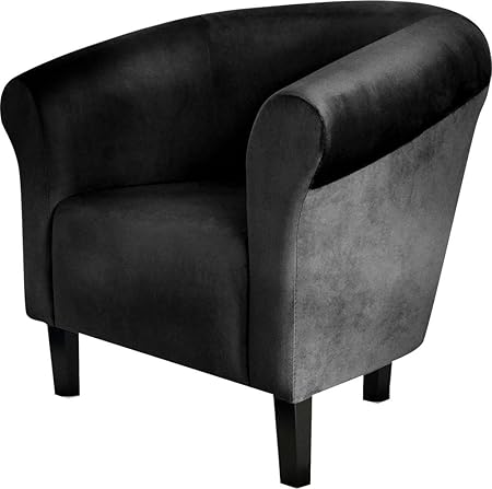 Fortisline Fauteuil Crapaud Monaco Velvet En Velours Gris