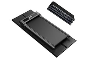 LORIKIITE Treadmill Walking Pad Mat,63"x25.6",75"x30",1/4" Thick Exercise Bike Mats for Carpet/Hardwood Floors,Mat for Under Treadmill/Rowing on Carpet,Foldable Exercise Equipment Mat,Noise Shock Absorption