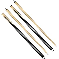 VANLAN Wooden Billiard House Cue Sticks Shorty Cues Pool Cues for Kids Hardwood Billiard Cue Sticks 13mm Glue-on Tips,Set of 