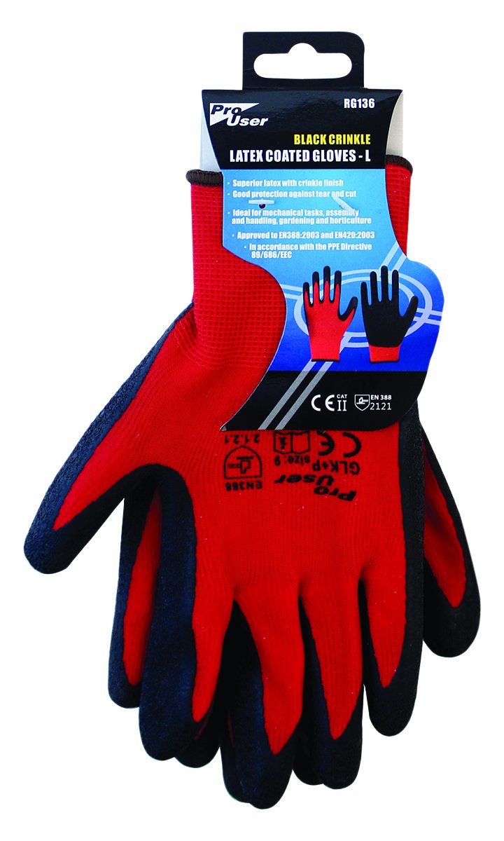 pro user BB-RG136 Large Glove - Black