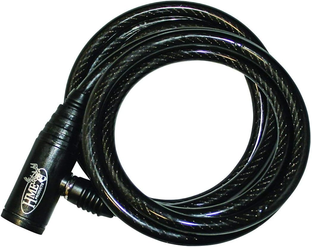 HME Products Tree stand Cable Lock (Pack of 3), Black: Sports & Outdoors