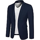 COOFANDY Mens Sport Coat Casual Blazer One Button Business Suit Jacket