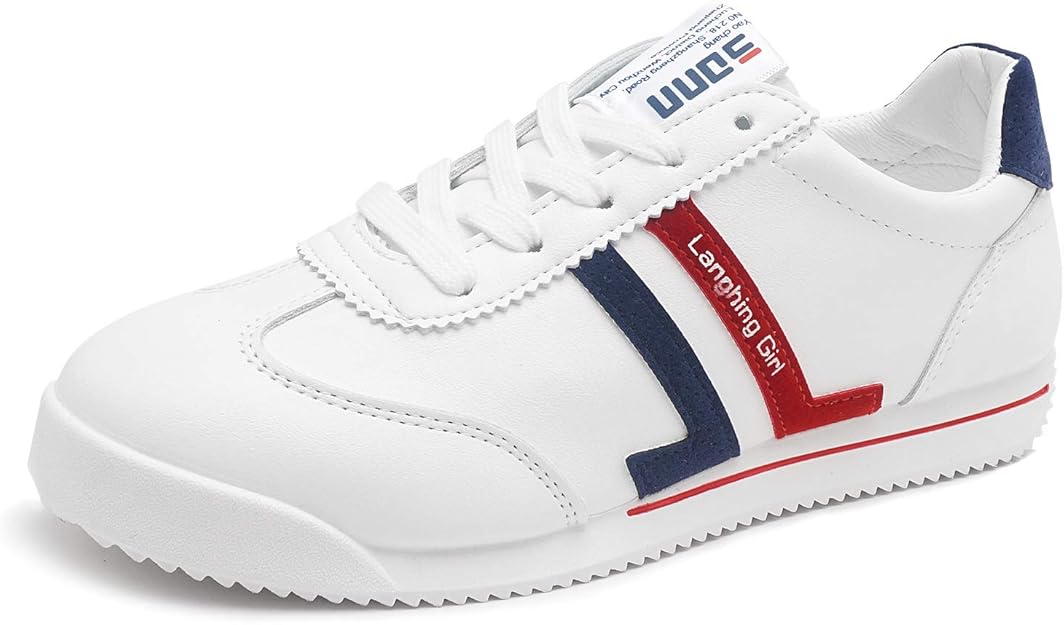 red white and blue flat shoes