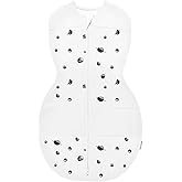 Happiest Baby Sleepea 5-Second Swaddle - 100% Organic Cotton Baby Swaddle Blanket - Doctor Designed Promotes Healthy Hip Deve