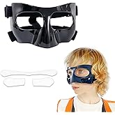 Nose Guard for Broken Nose Sports Face Shield Masks, Adjustable Nose Guard with Foam Padding for Baseball Softball Basketball Face Guards Men Women