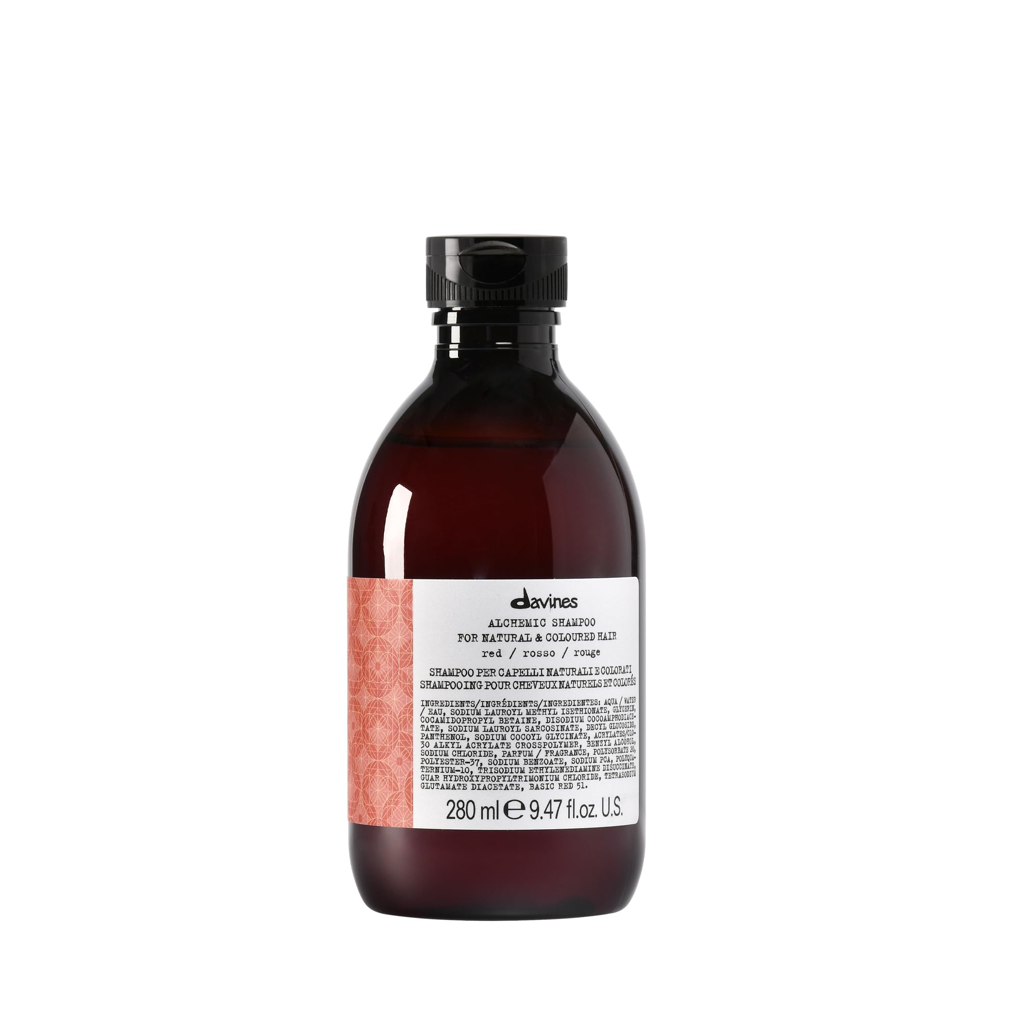 Davines Alchemic System Shampoo, Red 280 ml (Pack of 1)