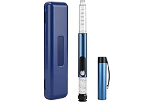 60 Unit Reusable Pen Injector Device with Adjustable Dose Dial Compatible,Clear Scale Design and Protect Case