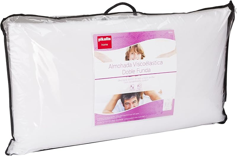 Pack 2 Almohadas Hotel Viscoelásticas 70cm Doble Funda