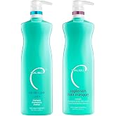 Malibu C Un-Do-Goo Shampoo &amp; Replenish Hair Masque Duo - Clarifying Shampoo &amp; Deep Conditioning Hair Mask to Eliminate Product Build Up - Shine Restoring, Moisturizing Hair Care (33.8 oz)