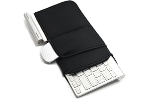 Orchidtent Black Color Neoprene Sleeve Carrying Protection Case Cover Bag for the Logitech K810 Logitech K811 Bluetooth Keybo