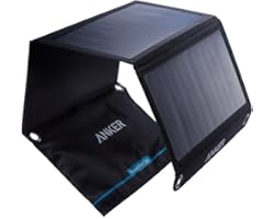 Solar Panel, Anker 21W 2-Port USB Portable Solar Charger with Foldable Panel, PowerPort Solar for iPhone 11/Xs/XS Max/XR/X/8/
