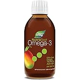 Nature's Way NutraSea Omega-3 Fish Oil – 1250 mg EPA + DHA Fish Oil – Support Healthy Heart and Brain Function in Kids and Ad