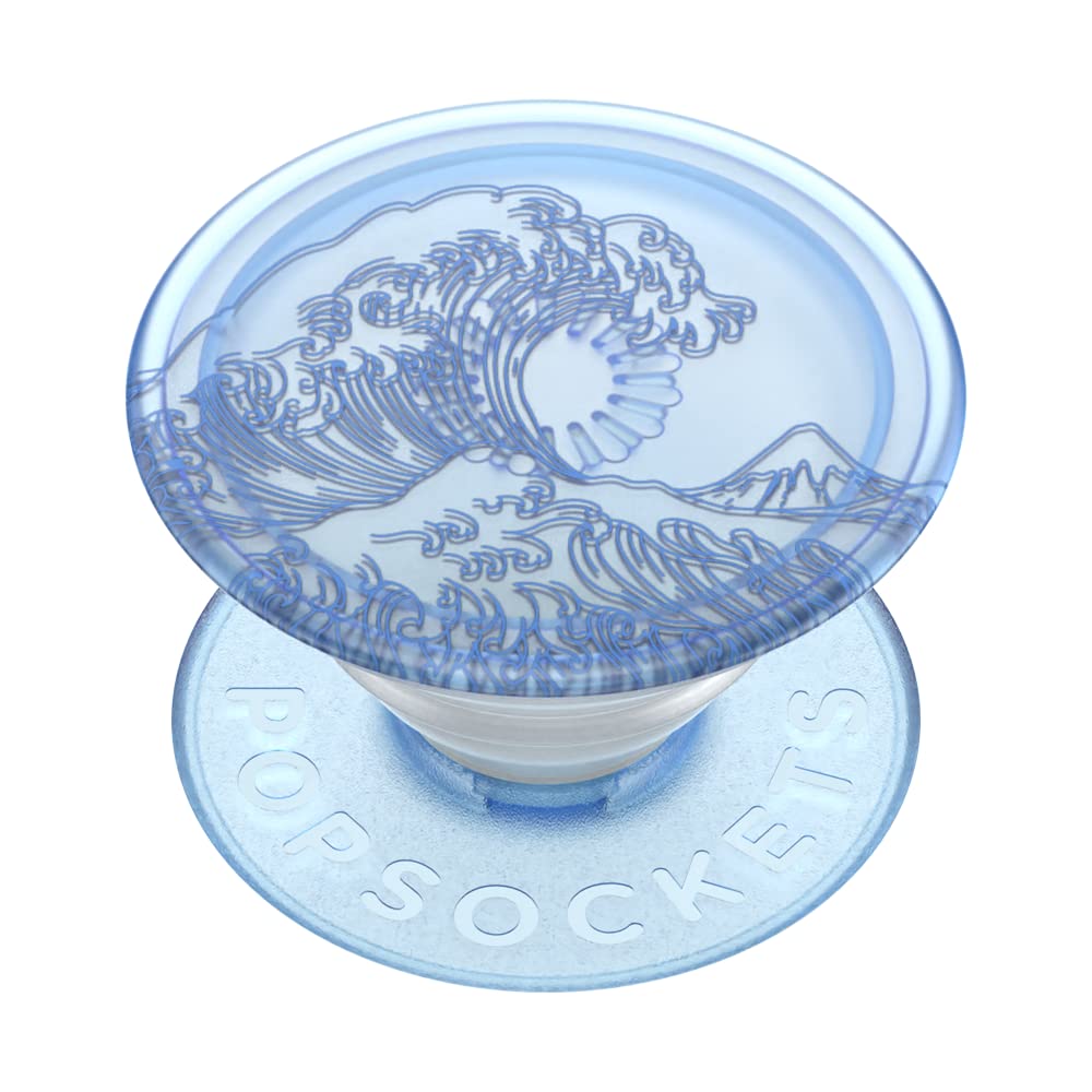 Photo 1 of ????PopSockets Phone Grip with Expanding Kickstand, Adhesive Grip -Translucent Ocean