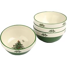 Image of Spode Christmas Tree Collection Stacking Bowls