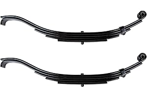 5-Leaf 26 5/8" x 2" Trailer Slipper Spring for 7000 lb Axles - Set of 2