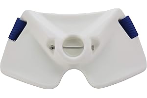 CHANNELMAY Ocean Jigging Game Fishing Waist Fighting Belt Saltwater Fishing Rod Pole Holder for Boat EVA Form Padded Adjustable Strap Support Stand Up