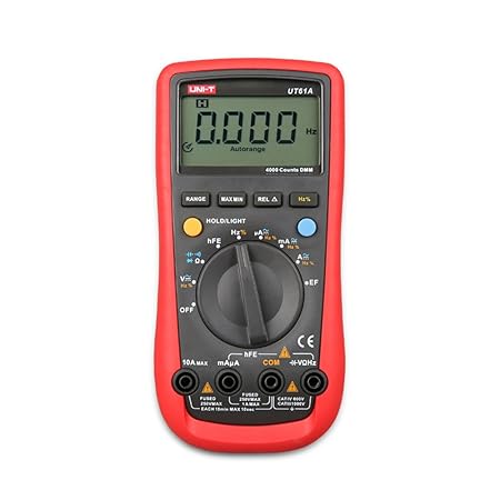 Uni-T UT61 A LCD Digital Multimeter AC DC Voltmeter Ohmmeter Amperemeter Tester
