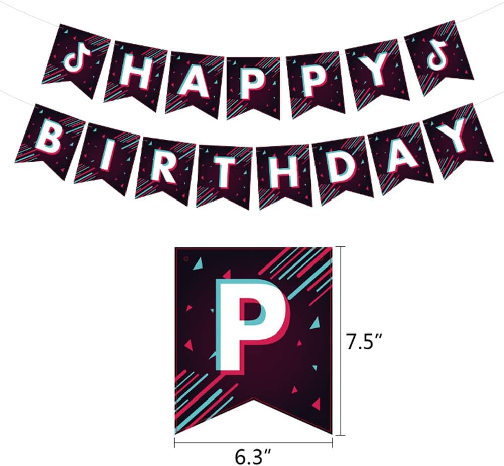 14 Pcs Tiktok Birthday Party Decorations Set Tik Tok Banner And Tik Tok Cake Topper Cake Toppers Cake Cupcake Toppers Innovatordiaries Com