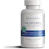 MedFertil for Men, Natural Supplement with Vitamin B 12, Folic Acid, L Carnitine, Zinc, Vitamin E, Natural Male Prenatal Vita