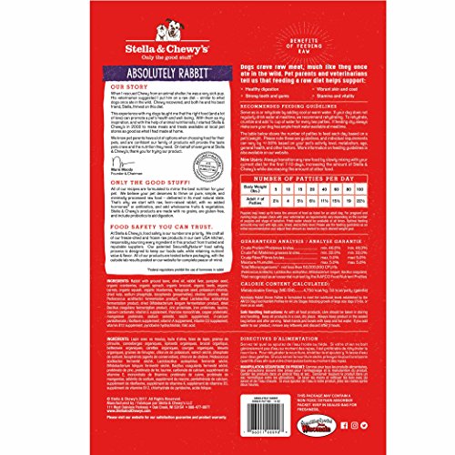 Stella & Chewy's FreezeDried Raw Absolutely Rabbit Dinner Patties Dog