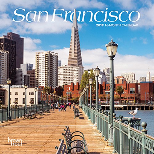 San Francisco 2019 7 x 7 Inch Monthly Mini Wall Calendar, USA United States of America California Pacific West City by Inc. BrownTrout Publishers