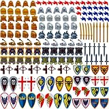 MIUTRUE Medieval Knight Weapons Pack Accessories