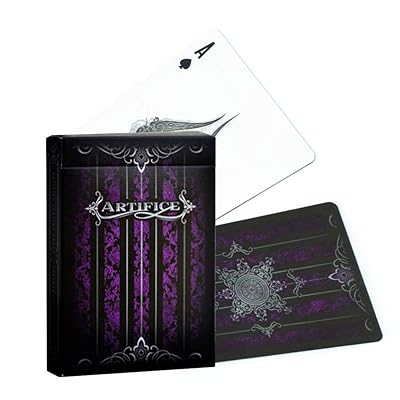 ELLUSIONIST Artifice Purple Playing Cards, Plastic Coated Paper, USPCC, Made in USA, Bicycle Card