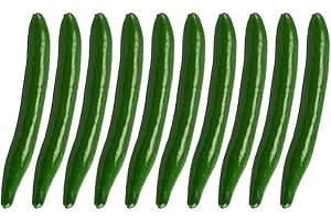 TOYANDONA 10Pcs Artificial Vegetable Decoration Realistic Cucumber Fruits for Home Kitchen Restaurant Office Photography