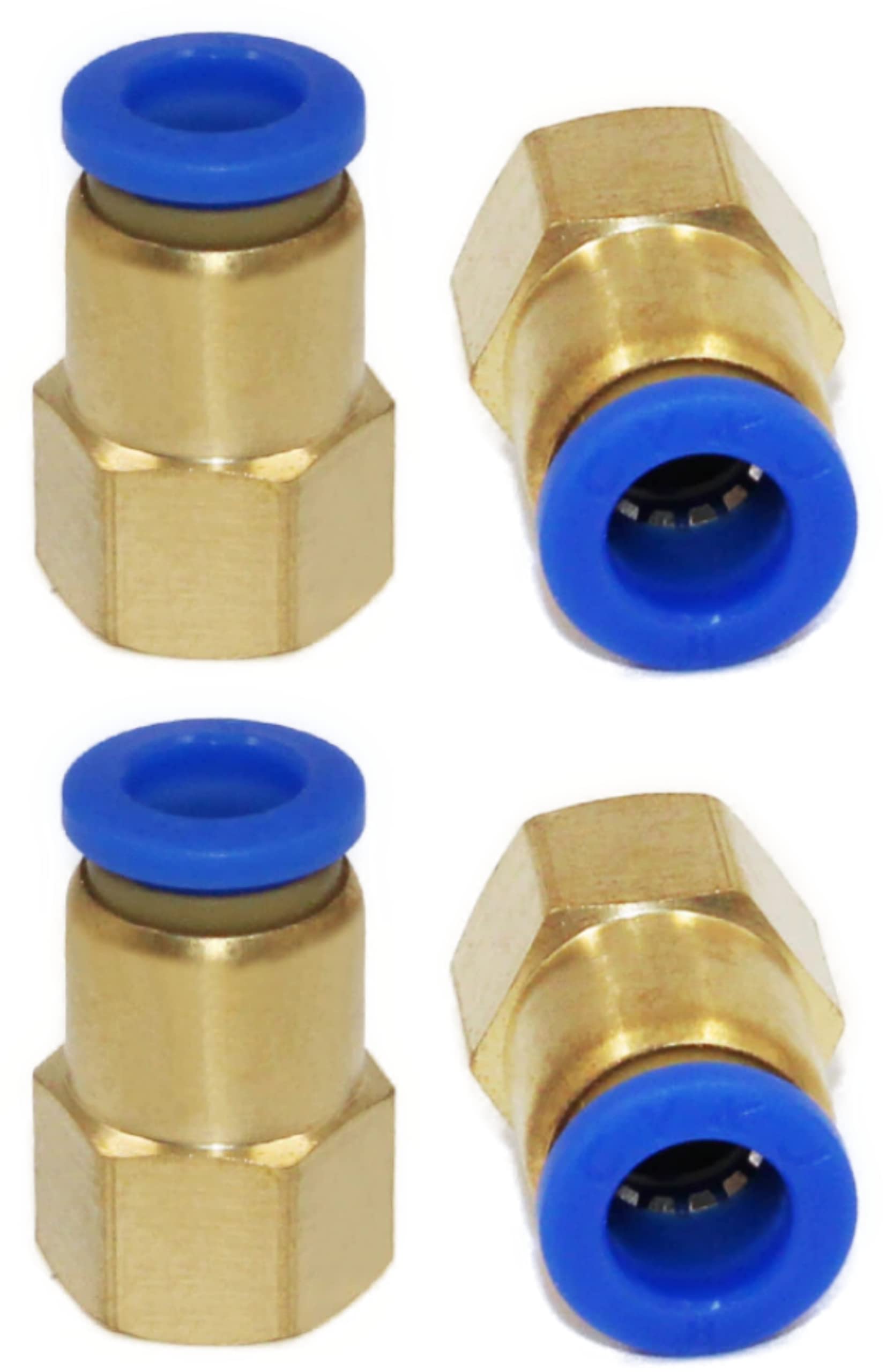 Pneumatic Push-In Fitting with Internal Thread G 1/4 Inch to 10 mm Hose IQS Quick Connector Push In