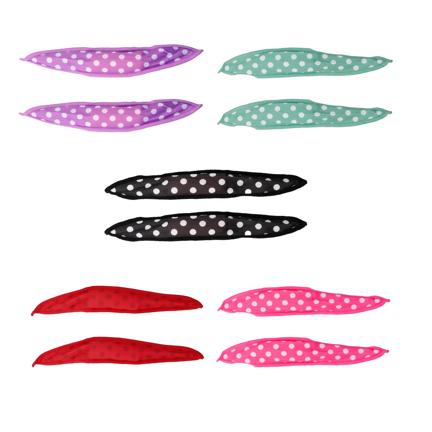 Rumyve 10pcs Sleep Roller,Flexible Foam Sponge Hair Curler,Magic Pillow Soft Roller Hair Care DIY Styling Tool for Long Hair Women Girl Curls