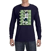 Long Sleeve Navy Seattle Jaxon Smith Njigba Text Pic T-Shirt