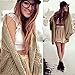 Womens Long Sleeve Oversized Loose Knitted Sweater Jumper Cardigan Outwear Coat