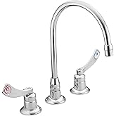 Moen 8225 Commercial M-Dura Widespread Kitchen Faucet 1.5 gpm, Chrome