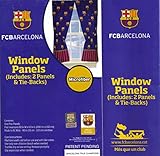 FC Barcelona FCB Window Panels Curtains Drapes, Football Soccer