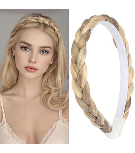 Amazon.com : STHEJFB Wide Braided Headband Hoop Fashion Hair  display picture 1