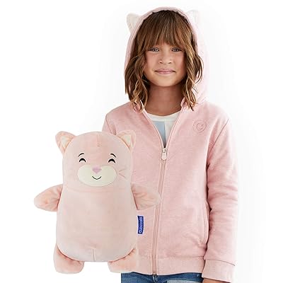 CUBCOATS Kali The Kitty - 2-in-1 Transforming Hoodie and Soft Plushie - Soft Pink