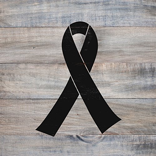 Breast Cancer Ribbon Stencil Template - Reusable Stencil with Multiple Sizes Available