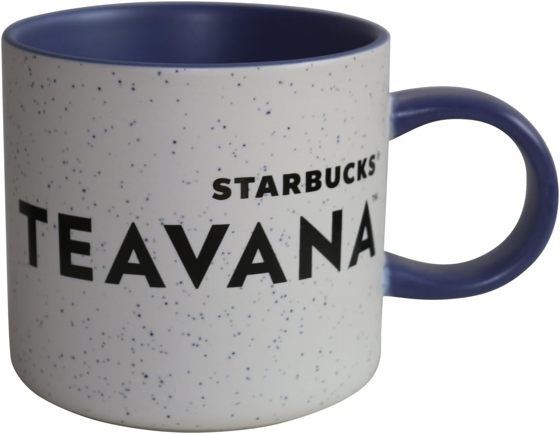 Starbucks Teavana Blue Speckled Edición Limitada Taza de Té Taza Azul