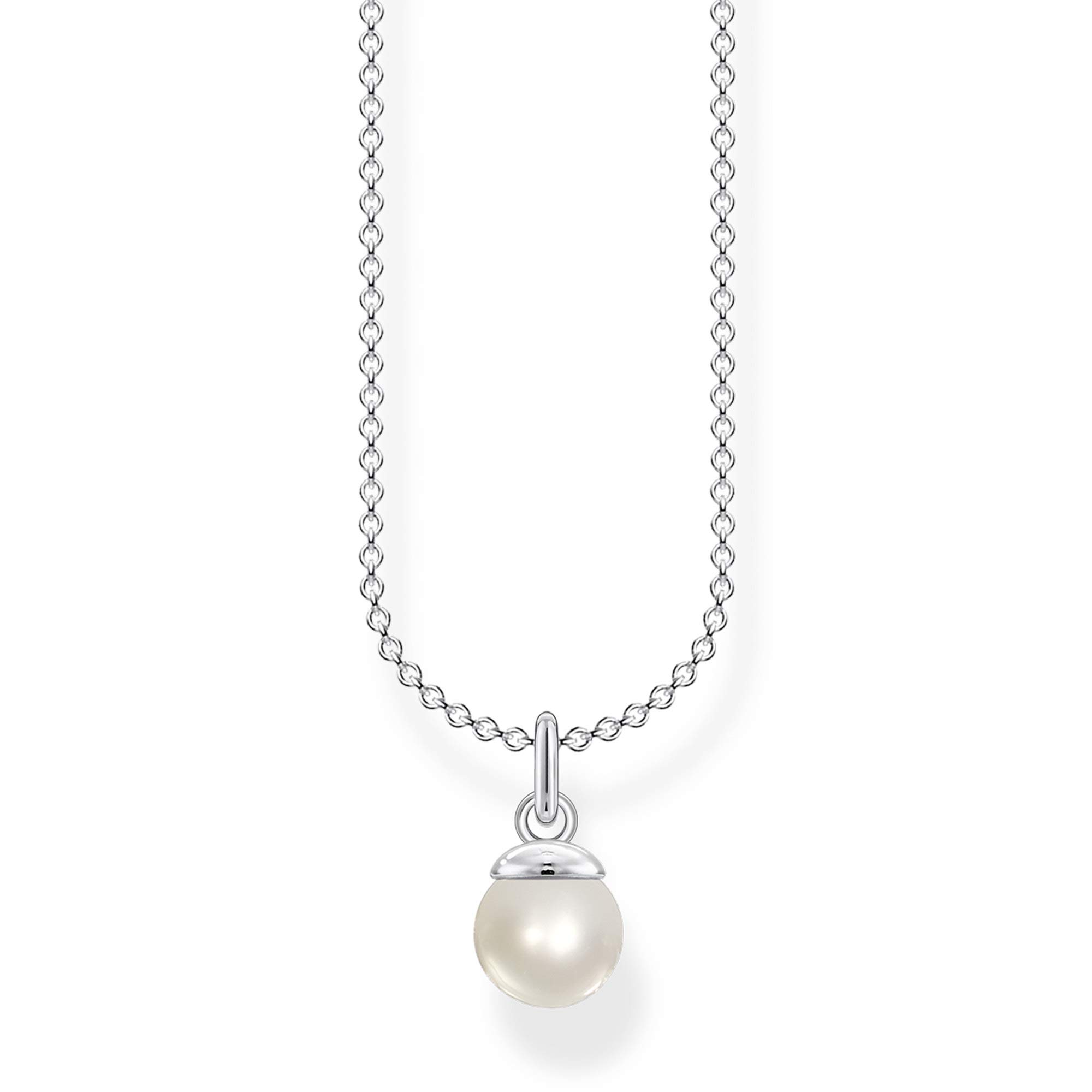 Thomas Sabo Women Necklace pearl 925 Sterling Silver KE2076-082-14
