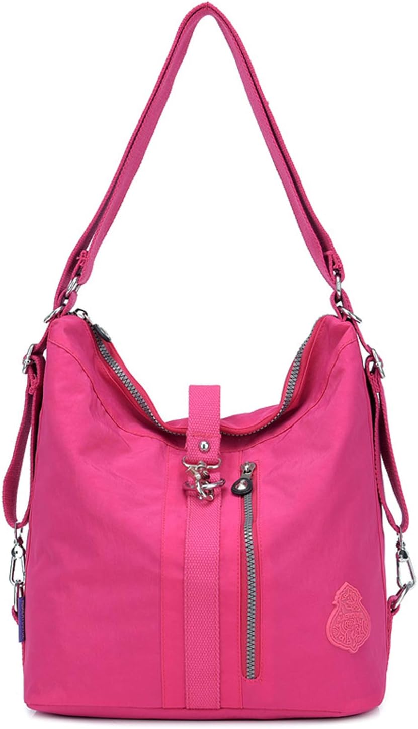 Outreo Women Shoulder Bag Handbag Casual Backpack Girls Messenger Bag for Sport Satchel Travel Daypack Crossbody Cross Body Bag Nylon