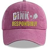 Pickleball Hats for Men Women, Pickle Ball Accessories, Adjustable Embroidered Baseball Cap Gifts for Pickleballs Lovers