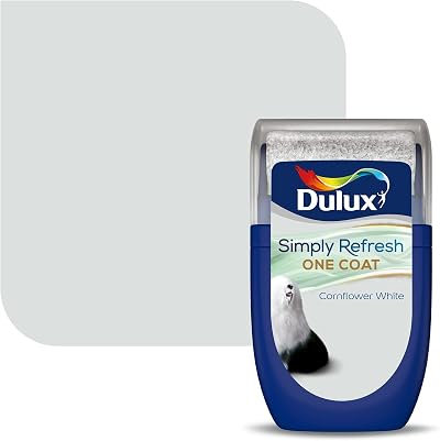 Dulux Simply Refresh Tester Paint Cornflower White 30ML One Coat