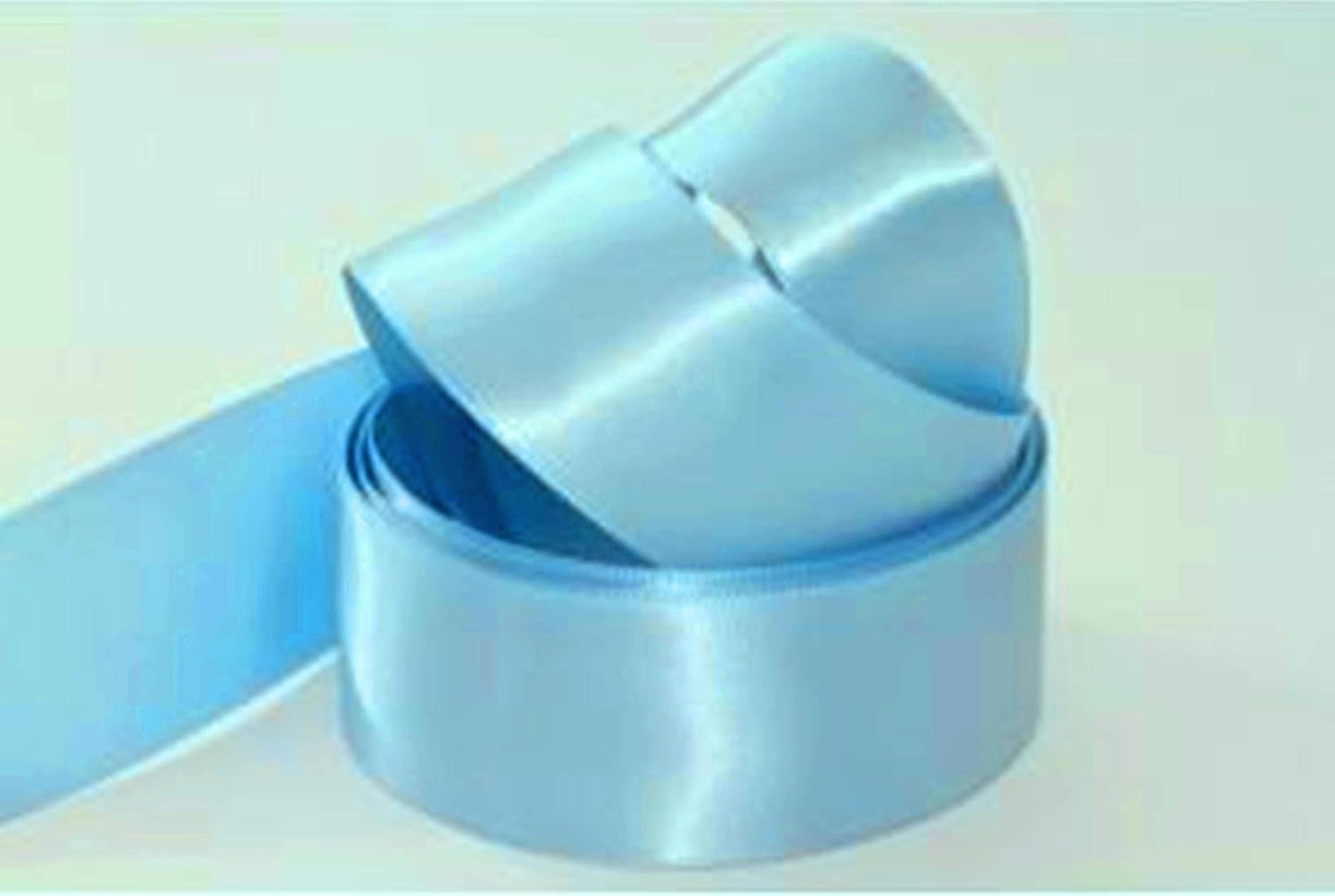 Light Blue Satin Ribbon 50mm Wide 3 Meters Many Colours BUY 3
